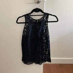 Black top blouse medium zara